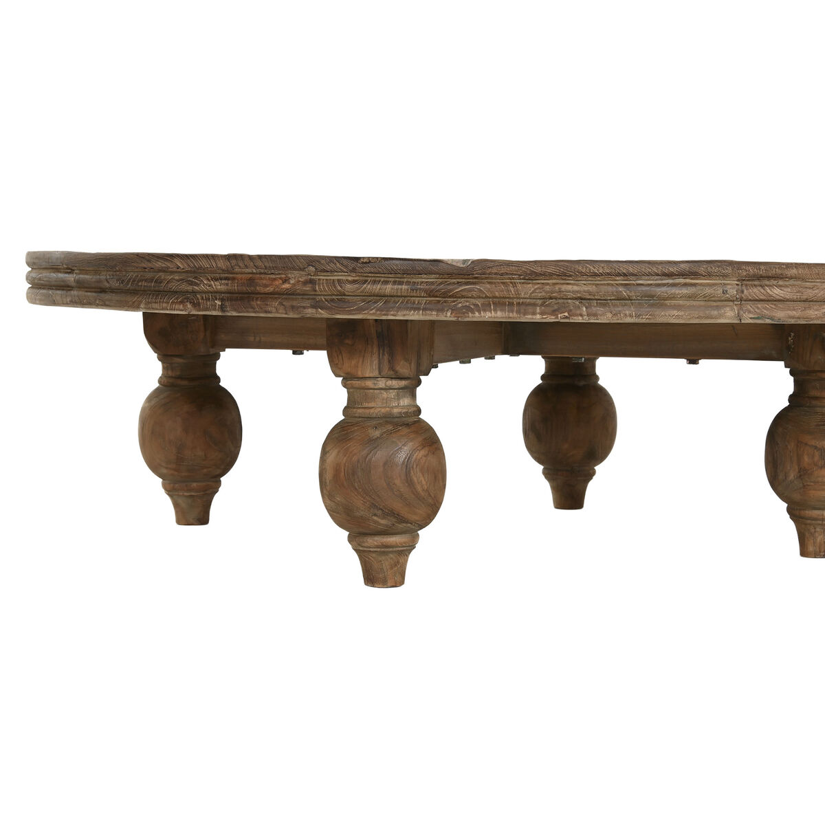 Tavolino da Caffè Home ESPRIT Naturale 100 x 100 x 30 cm 5 S3059125_3