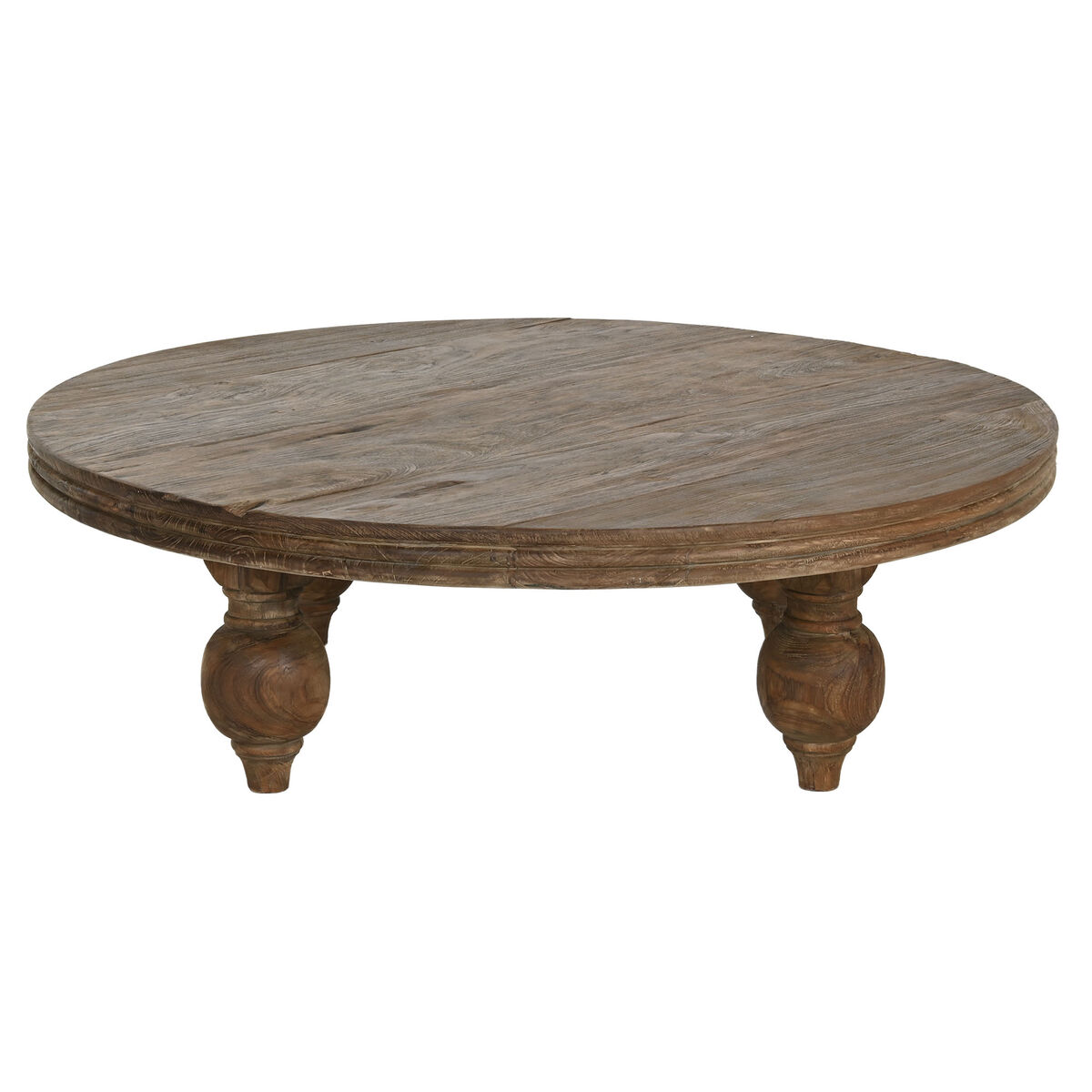 Tavolino da Caffè Home ESPRIT Naturale 100 x 100 x 30 cm 6 S3059125_4