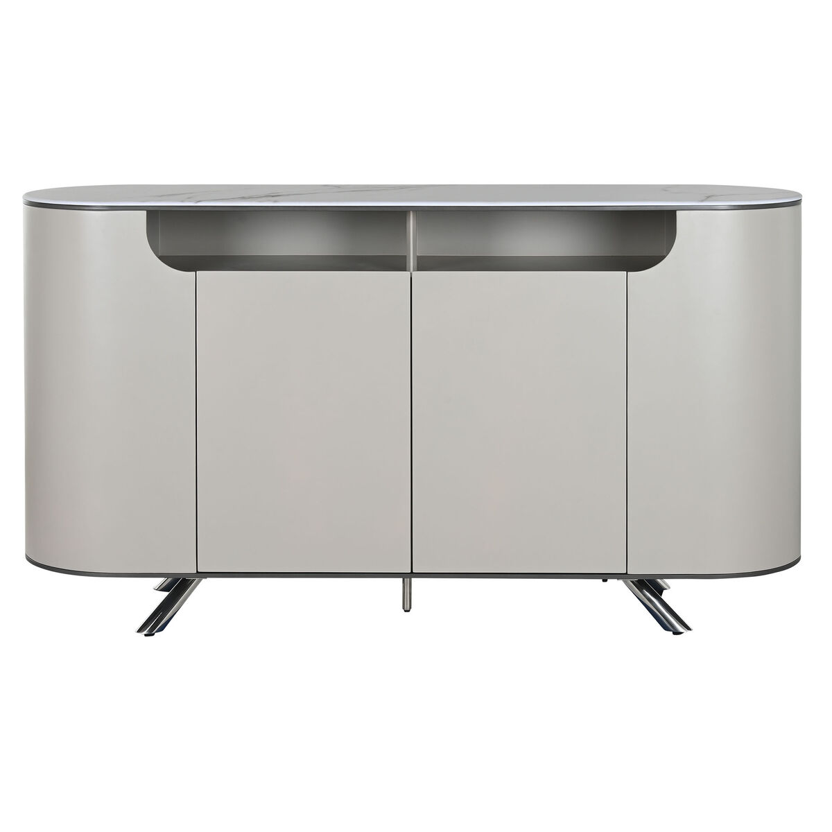 Credenza Home ESPRIT Bianco Beige Marmo Acciaio 150 x 40 x 86 cm 10 S3058762_8