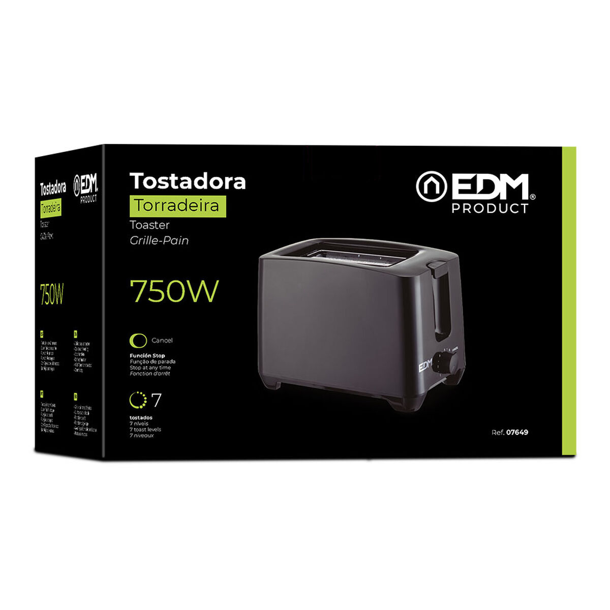 Tostapane EDM 07649 76493 750 W 3 S7914031_1