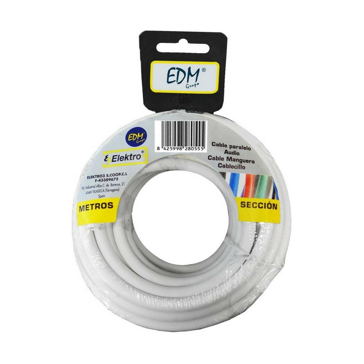 Cavo EDM 28114 Bianco 2 x 1,5 mm 20 m 2 S7915196_0