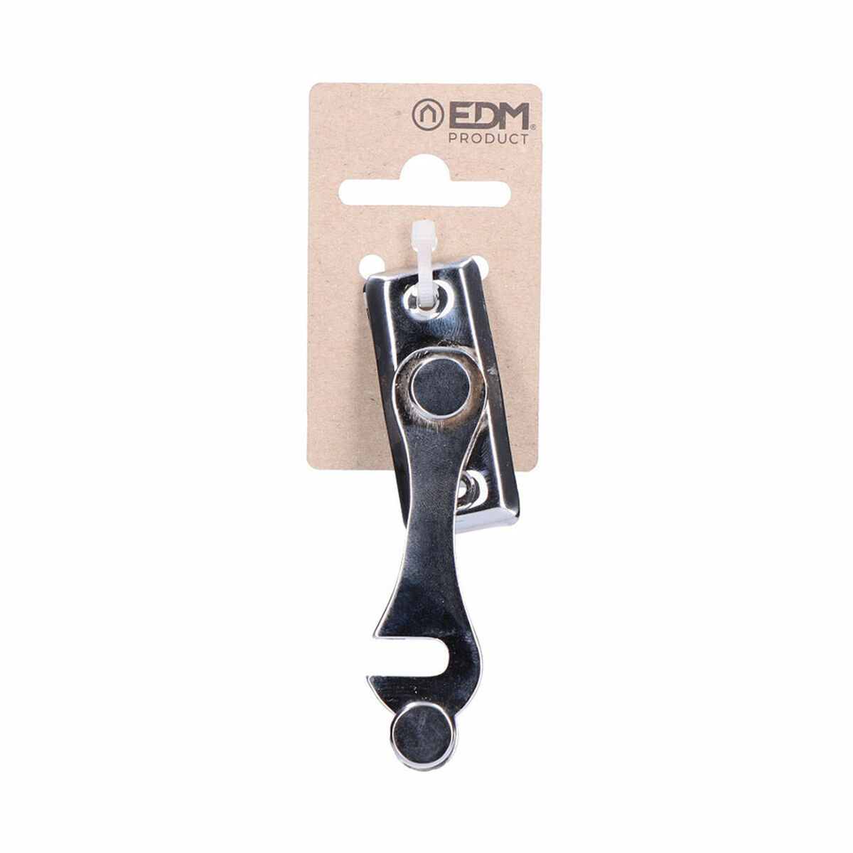 Chiavistello per porta EDM 85073 Acciaio Forma a H Sinistra 8 cm 3 S7900720_1