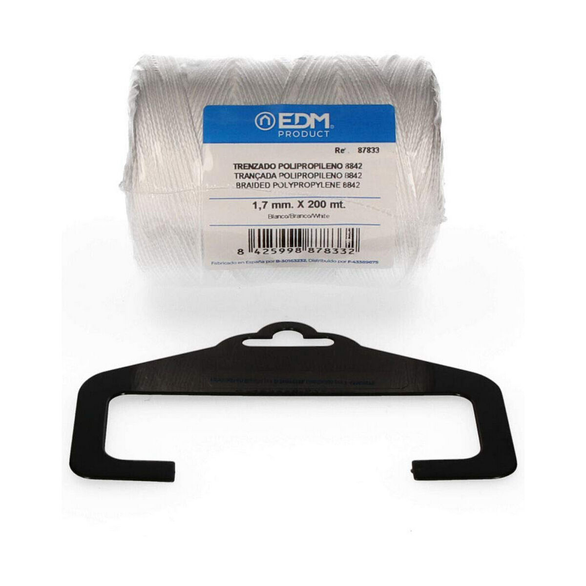 Corda intrecciata EDM 87833 Bianco polipropilene 2 S7903558_0