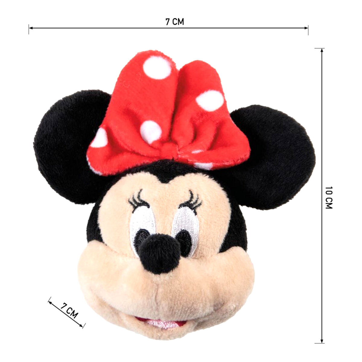 Portachiavi Peluche Minnie Mouse Rosso 3 S0727077_1