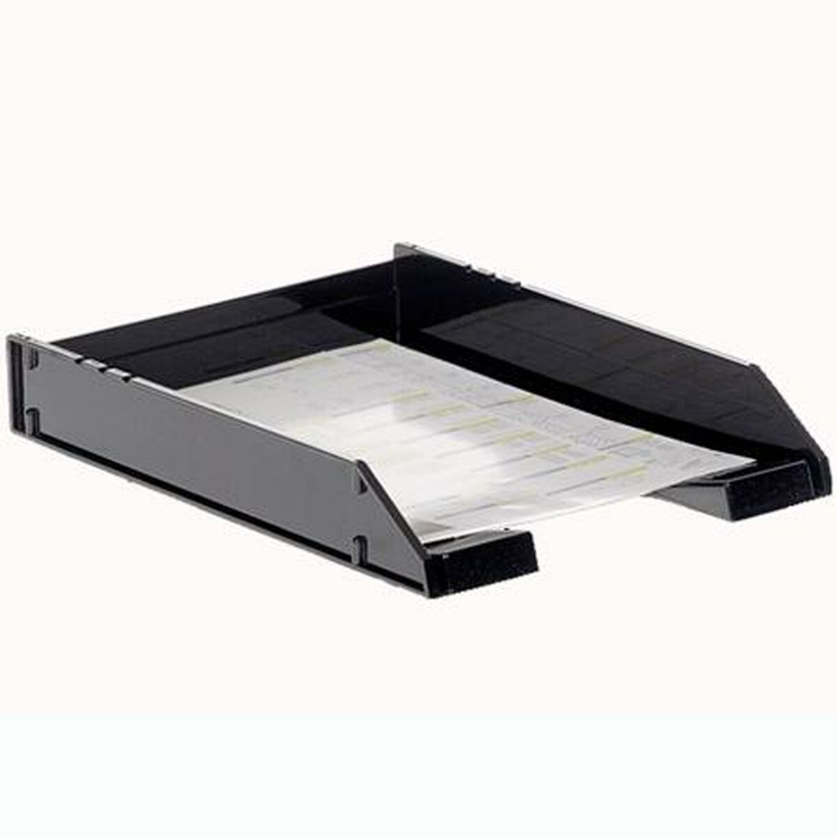 Cassetto di archiviazione Archivo 2000 Nero Din A4 polistirene 34 x 26 x 6 cm 2 S8431154_0