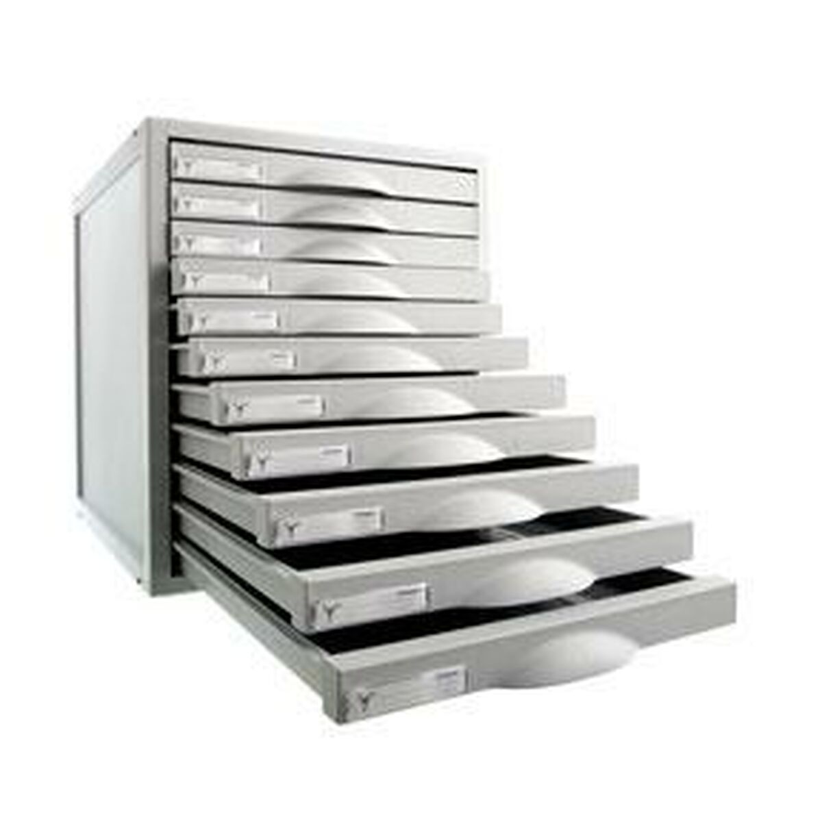 Classificatore modulare Archivo 2000 ArchiSystem 11 Cassetti Grigio 35,6 x 31,6 x 36,2 cm 2 S8401315_0
