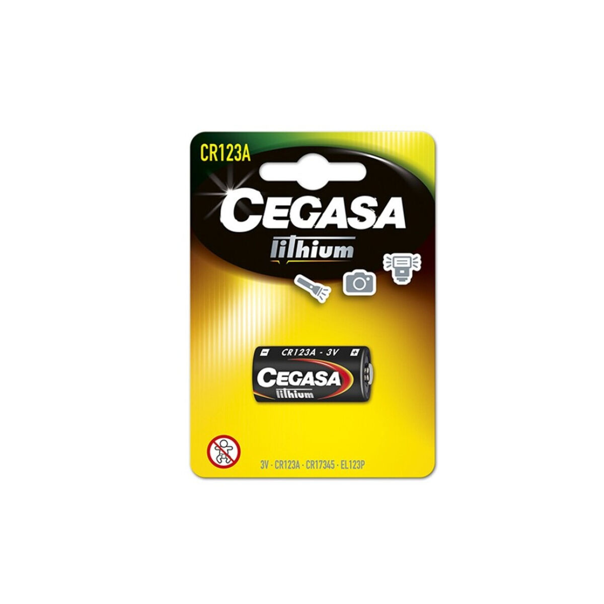 Batterie Cegasa CR123A 2 M0505069_0