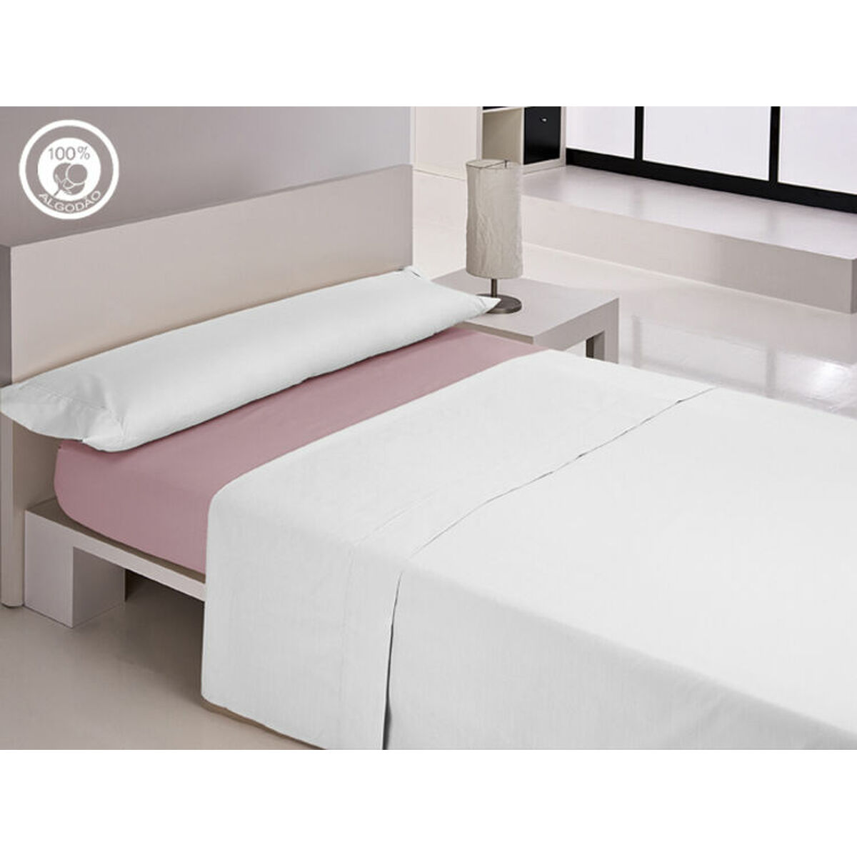 Lenzuolo con angoli aderenti Happy Home LISOS COTTON 2 D2100664_0