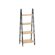 Scaffale da Bagno Berilo WR5504-4-425 Nero Naturale 40 x 109,3 x 30 cm 1 S3629247_0