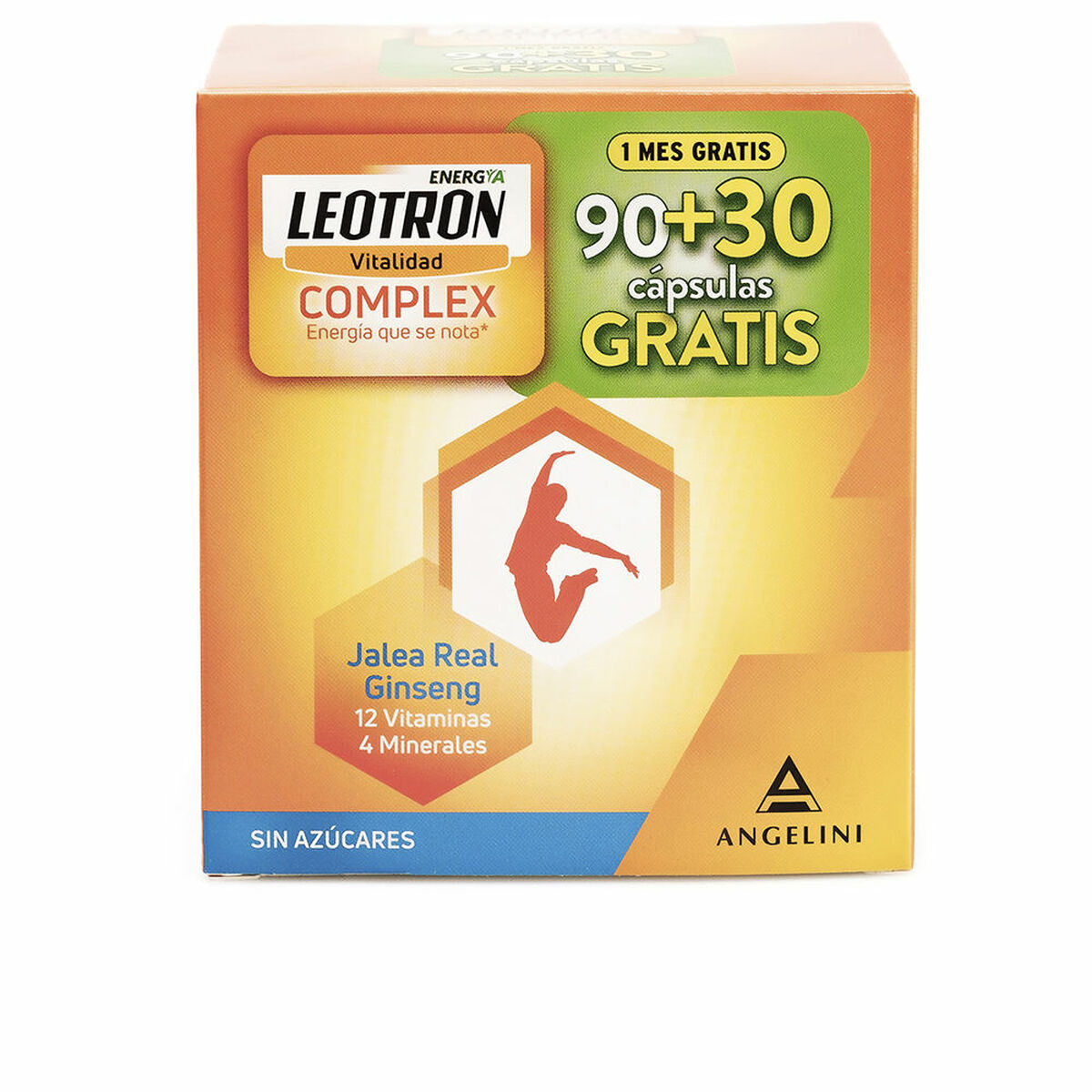 Integratore Alimentare Leotron Ginseng Pappa reale 120 Unità 2 S05120689_0