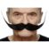 Baffi My Other Me Taglia unica Nero Accessori per travestimenti 1 S2425351_0