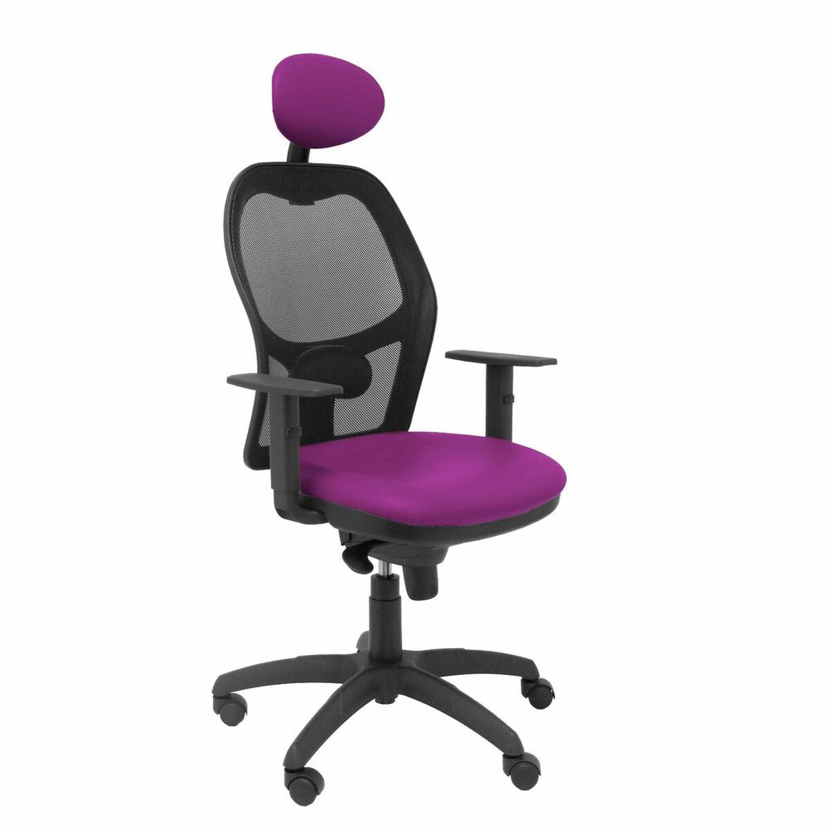 Sedia Ufficio con Poggiatesta Jorquera malla Piqueras y Crespo SNSPMOC Viola 2 S5703203_0