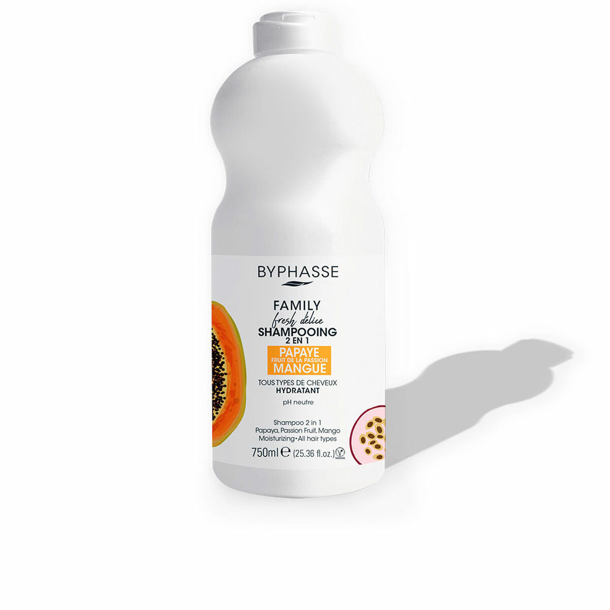 Schampoo + Balsamo Byphasse Family Fresh Delice Frutto della Passione 750 ml 2 S05103613_0