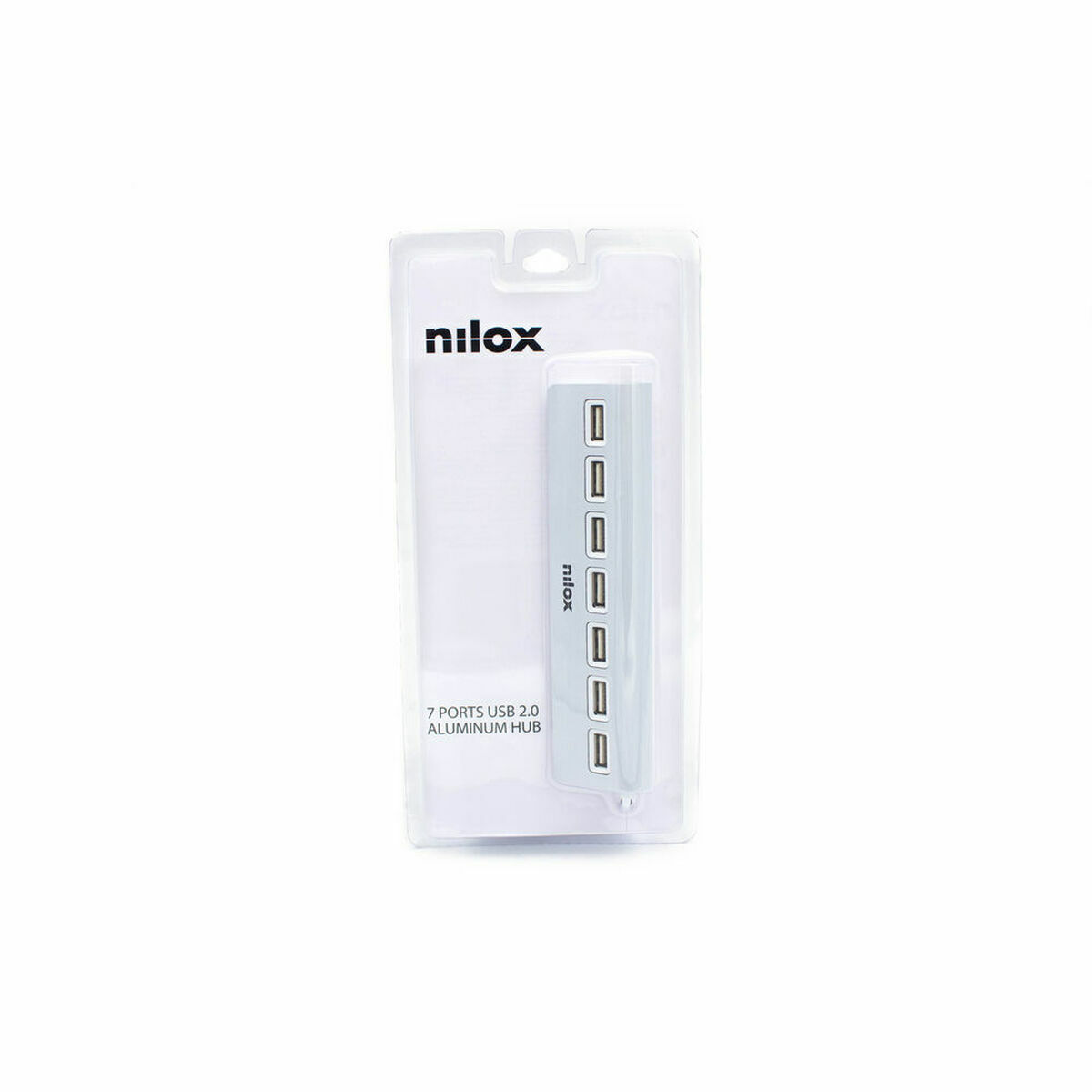 Hub USB Nilox NXHU7ALU2 Grigio 3 S7753171_1
