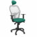 Sedia Ufficio con Poggiatesta Jorquera Piqueras y Crespo ALI456C Verde Smeraldo 1 S5702810_0