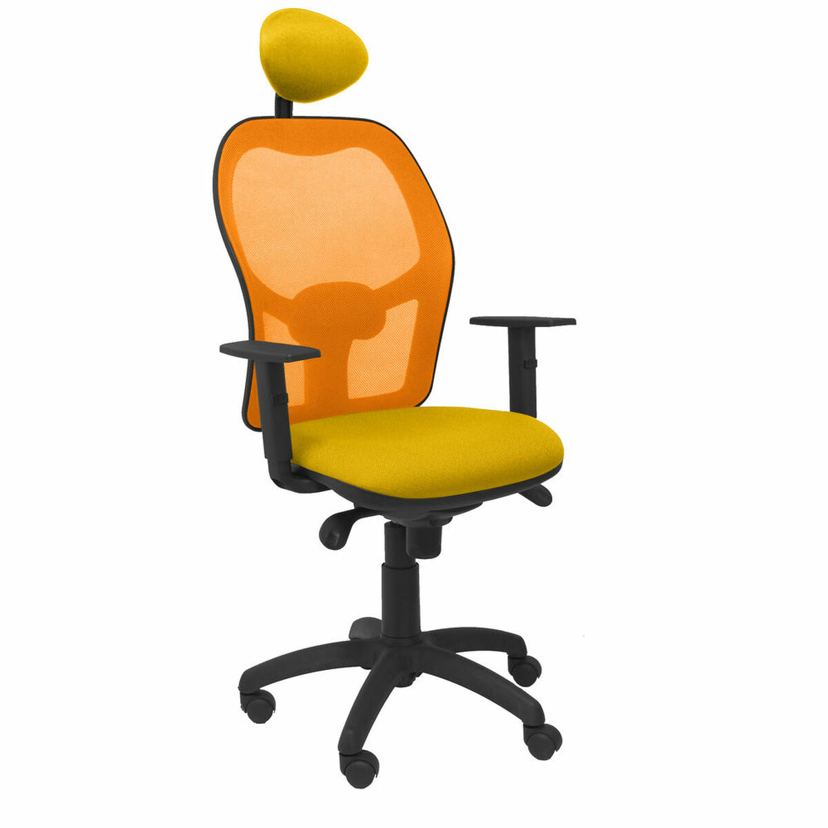 Sedia Ufficio con Poggiatesta Jorquera Piqueras y Crespo ALI100C Giallo 2 S5702818_0