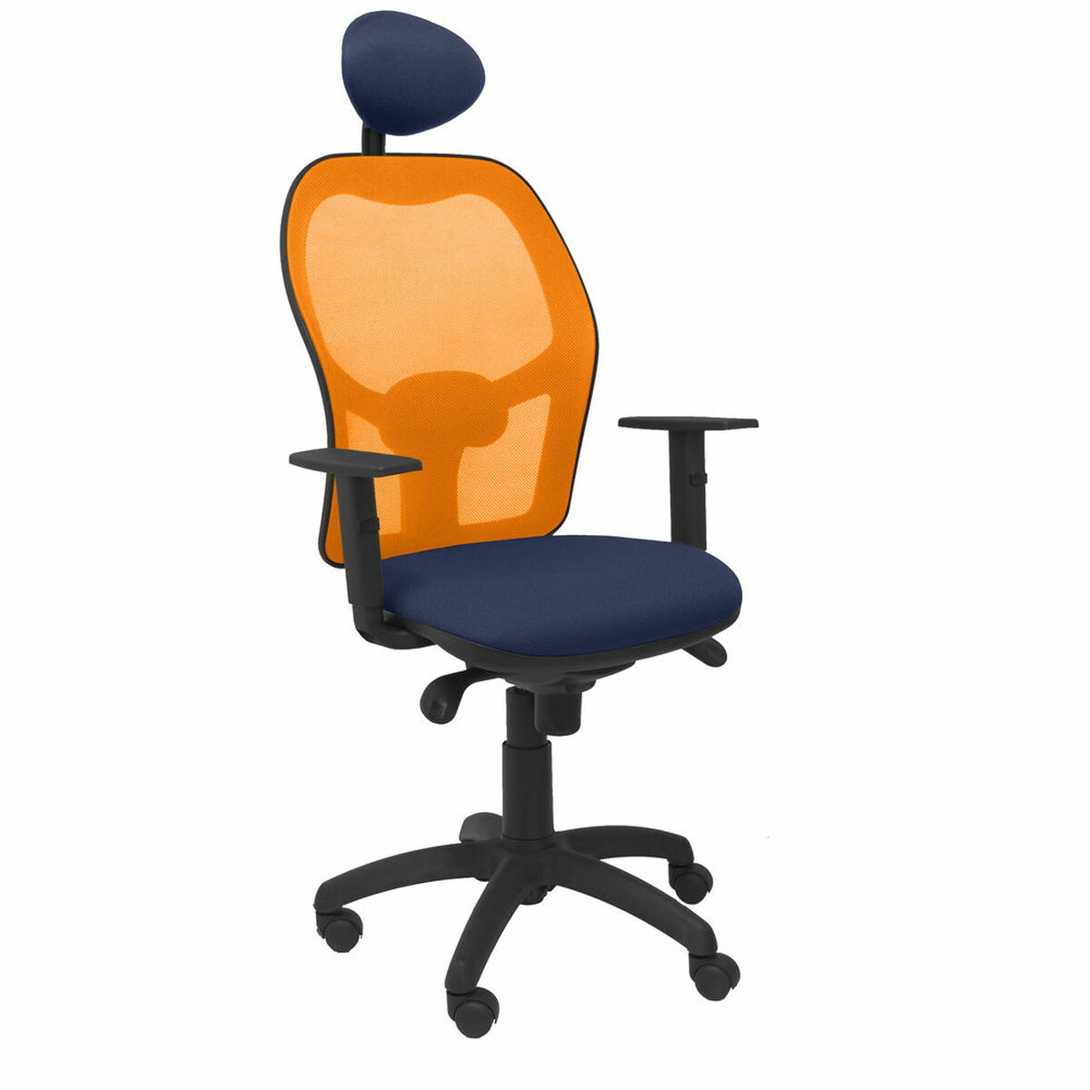 Sedia Ufficio con Poggiatesta Jorquera Piqueras y Crespo ALI200C Azzurro Blu Marino 2 S5702820_0