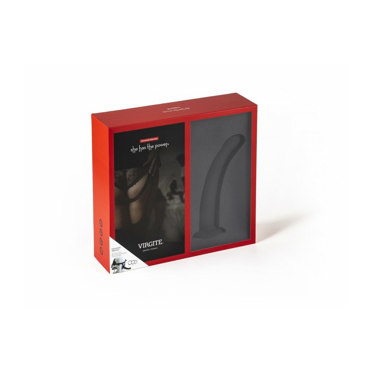 Dildo Indossabile Virgite Nero L 9 M0403174_7