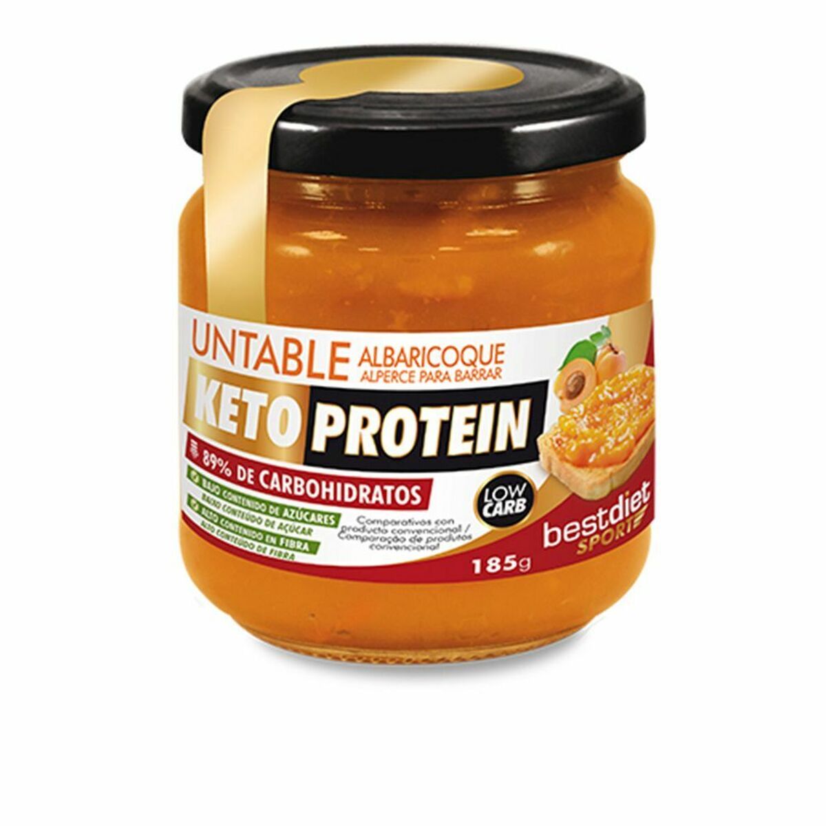 Marmellata Keto Protein Untable Proteina Albicocca 185 g 2 S0591898_0