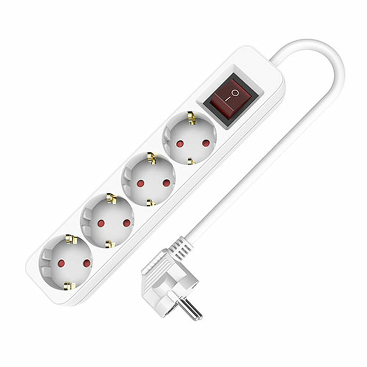 Multipresa con 4 Prese con Interruttore TM Electron (1,5 m) 2 S6505244_0