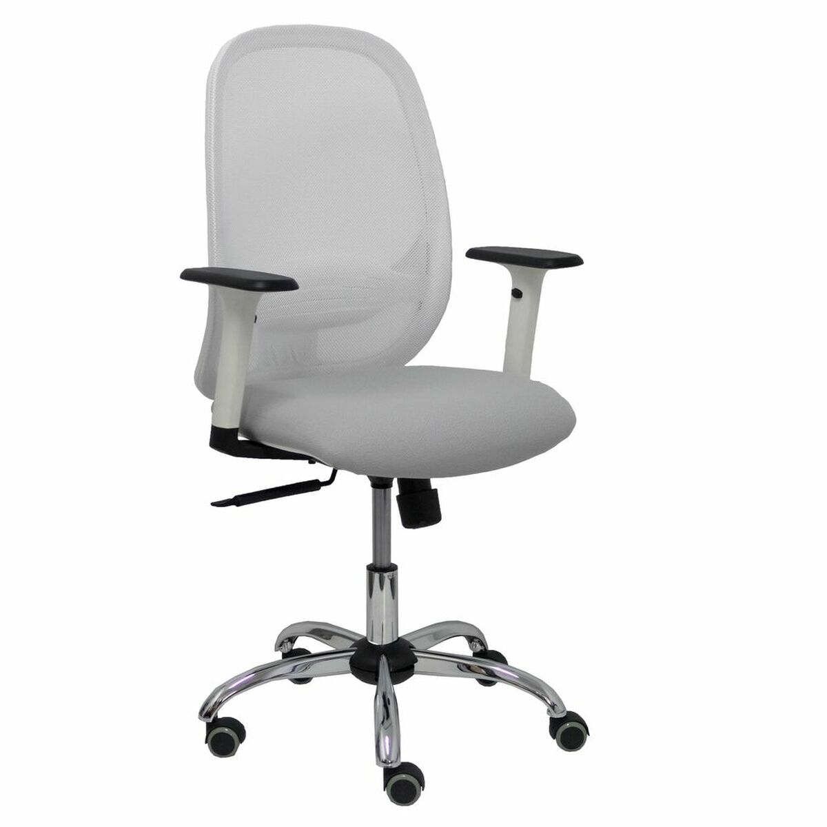 Sedia da Ufficio Piqueras y Crespo 354CRRP Bianco Grigio Grigio chiaro Con braccioli 2 S5703790_0