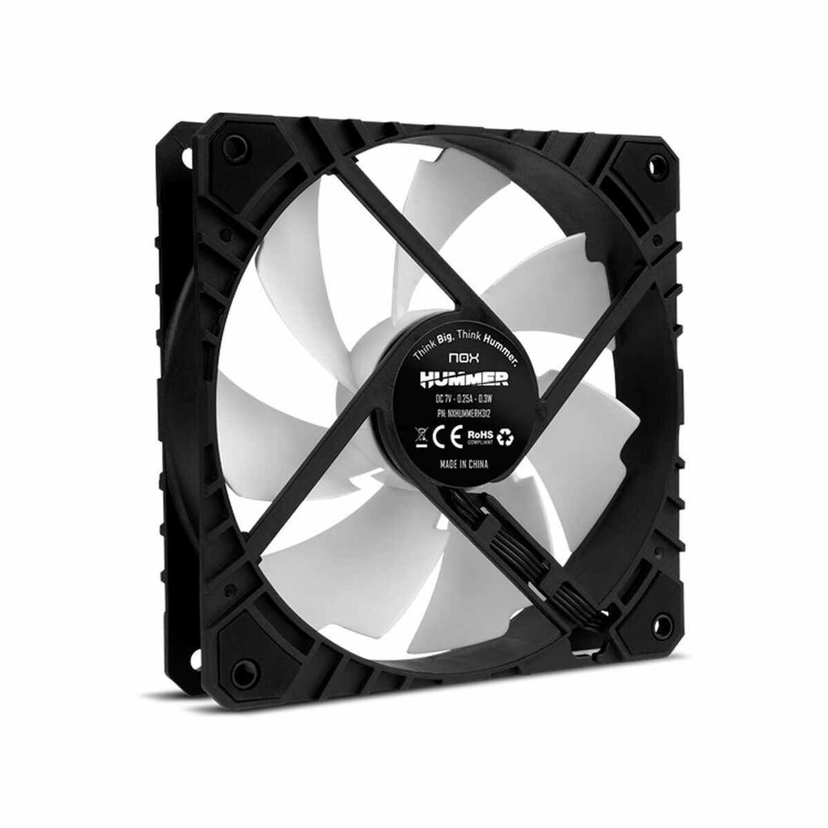 Ventola da Case Nox-Xtreme H-FAN PRO Ø 12 cm Bianco 2200 rpm 4 S5611758_2