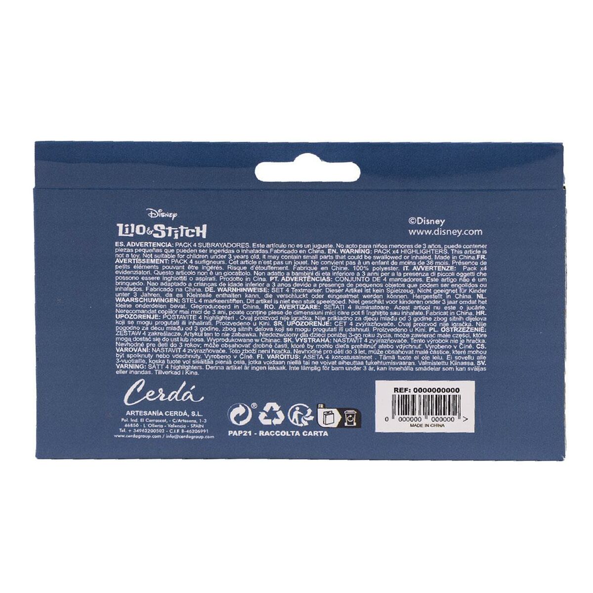 Set di Evidenziatori Stitch 4 Pezzi 3 S2449105_1