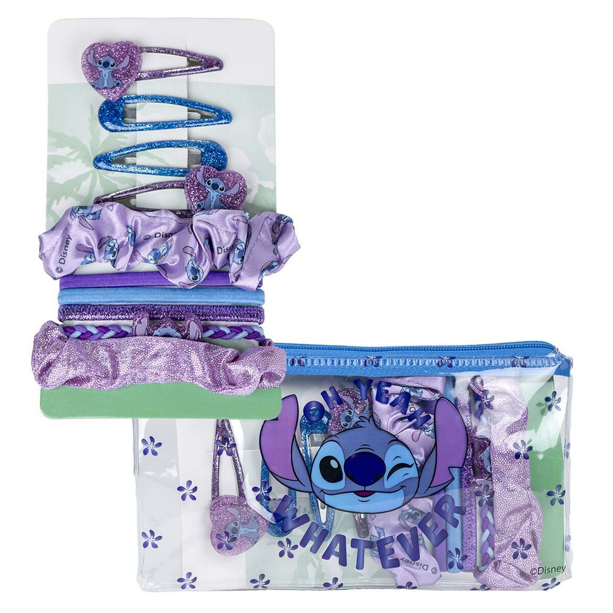 Accessori per i Capelli Stitch 10 Pezzi Azzurro Viola 2 S0738242_0