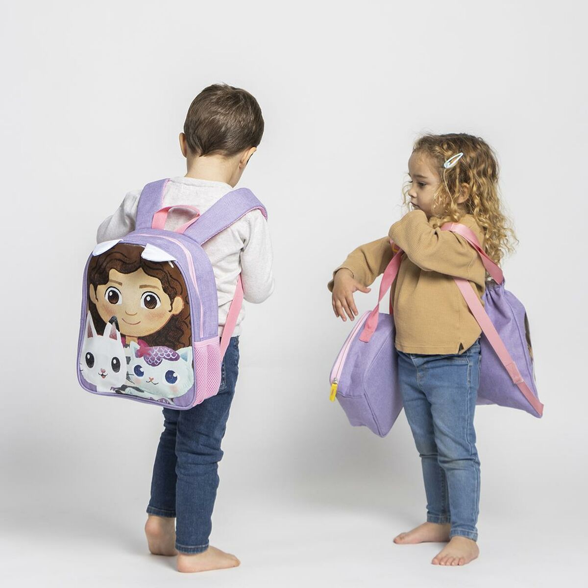 Zaino Scuola Gabby's Dollhouse Lilla 25 x 30 x 10 cm 4 S0740152_2