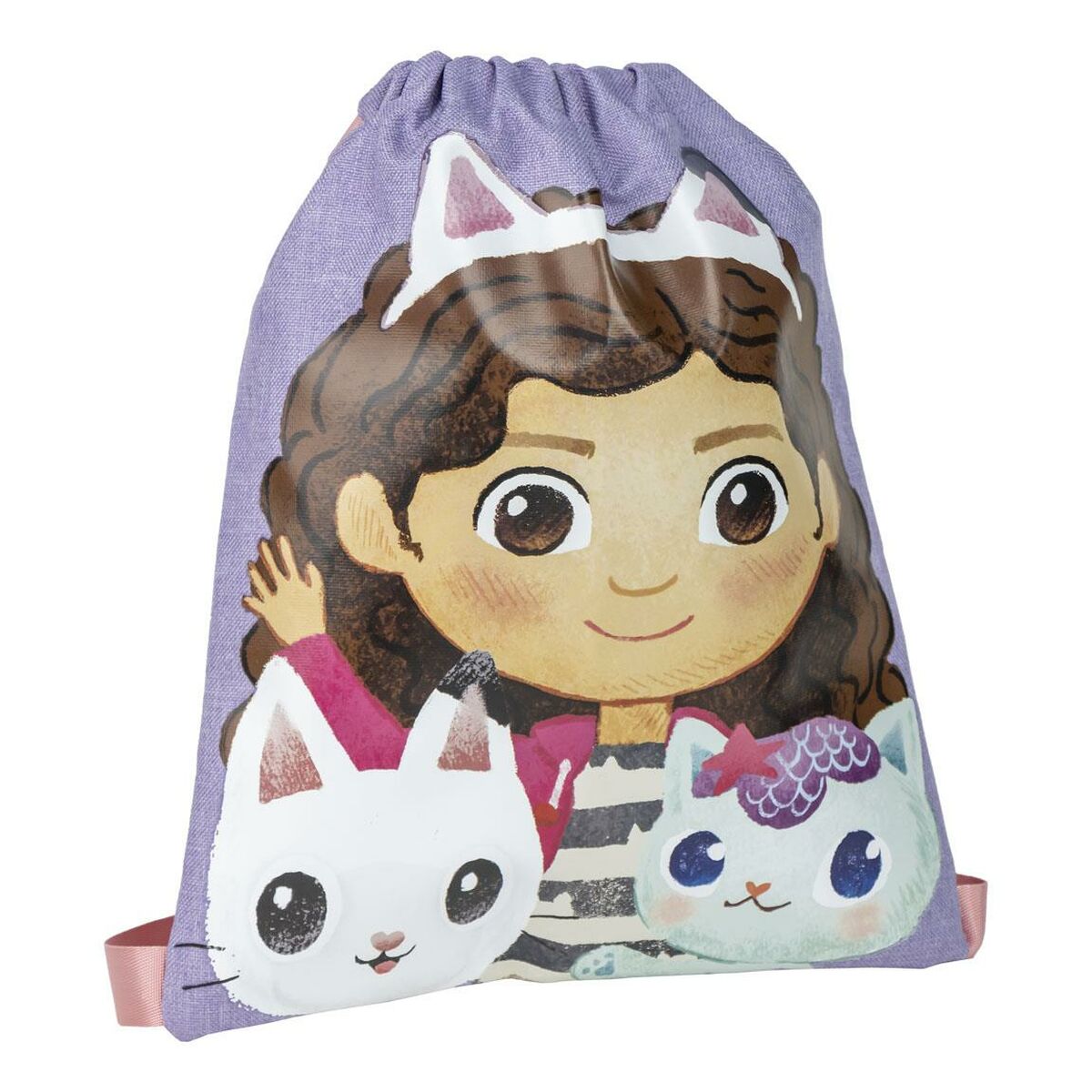 Zaino a Sacca per Bambini Gabby's Dollhouse Lilla 26 x 33 x 1 cm 2 S0740158_0