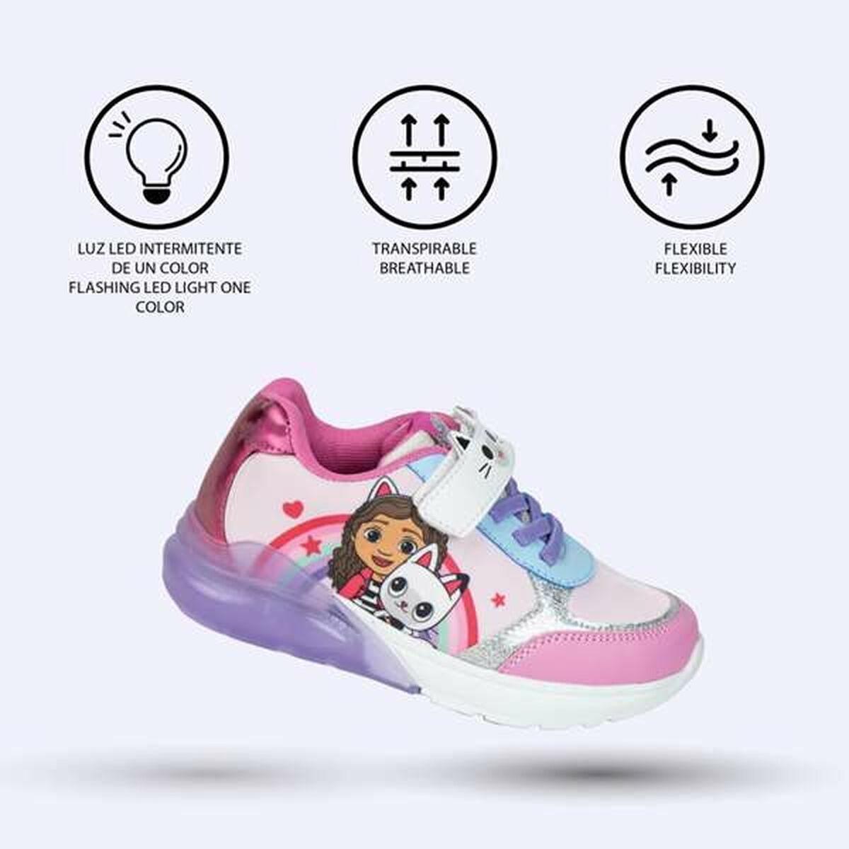 Scarpe Sportive per Bambini Gabby's Dollhouse Rosa 4 S2455552_2