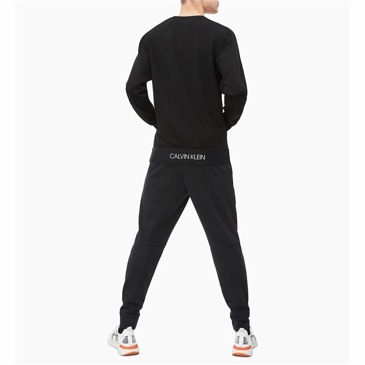 Felpa senza Cappuccio Uomo Calvin Klein Nero 4 S64123801_2