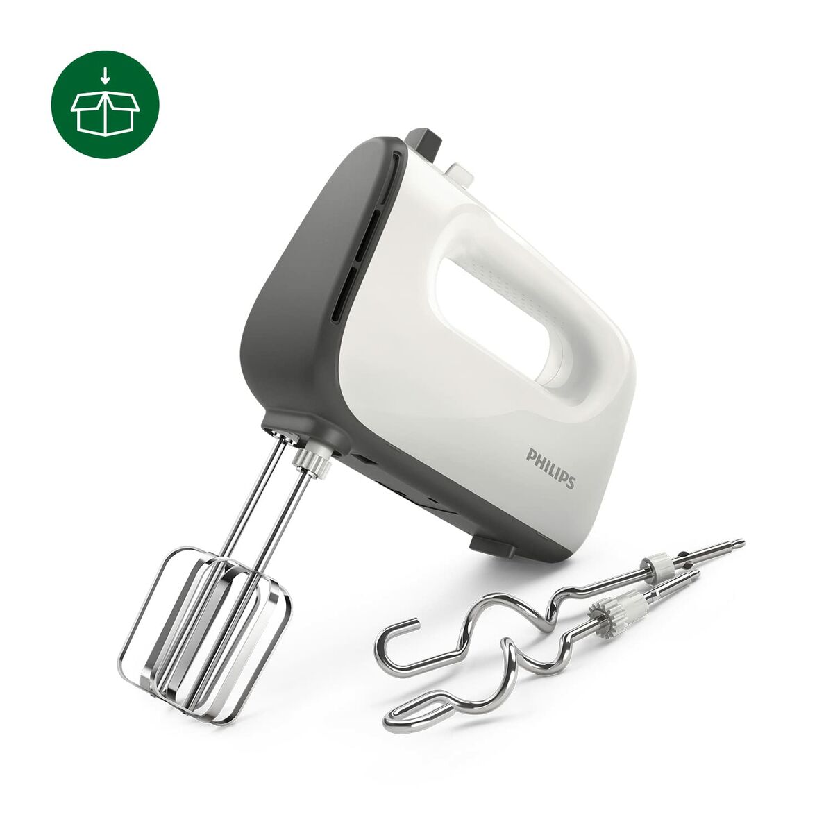 impastatrice mixer con ciotola Philips HR3745/00 3 L Bianco Grigio 450 W 3 L 4 S9136376_2