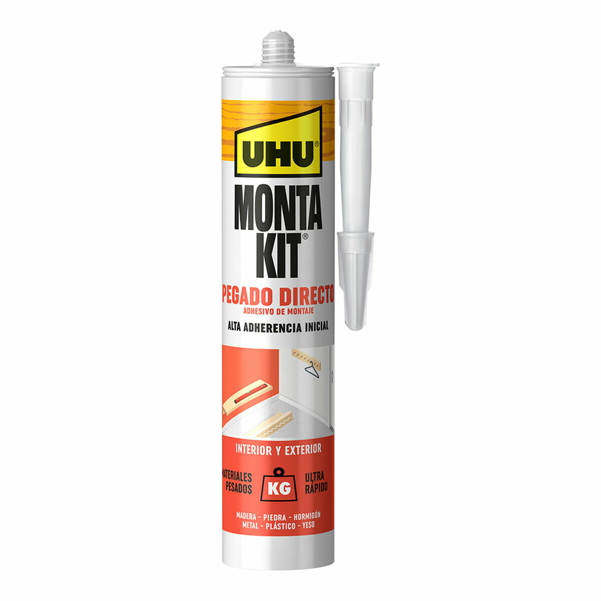 Sigillante/Adesivo UHU 6310642 Montakit Professionale Bianco 2 S7912692_0