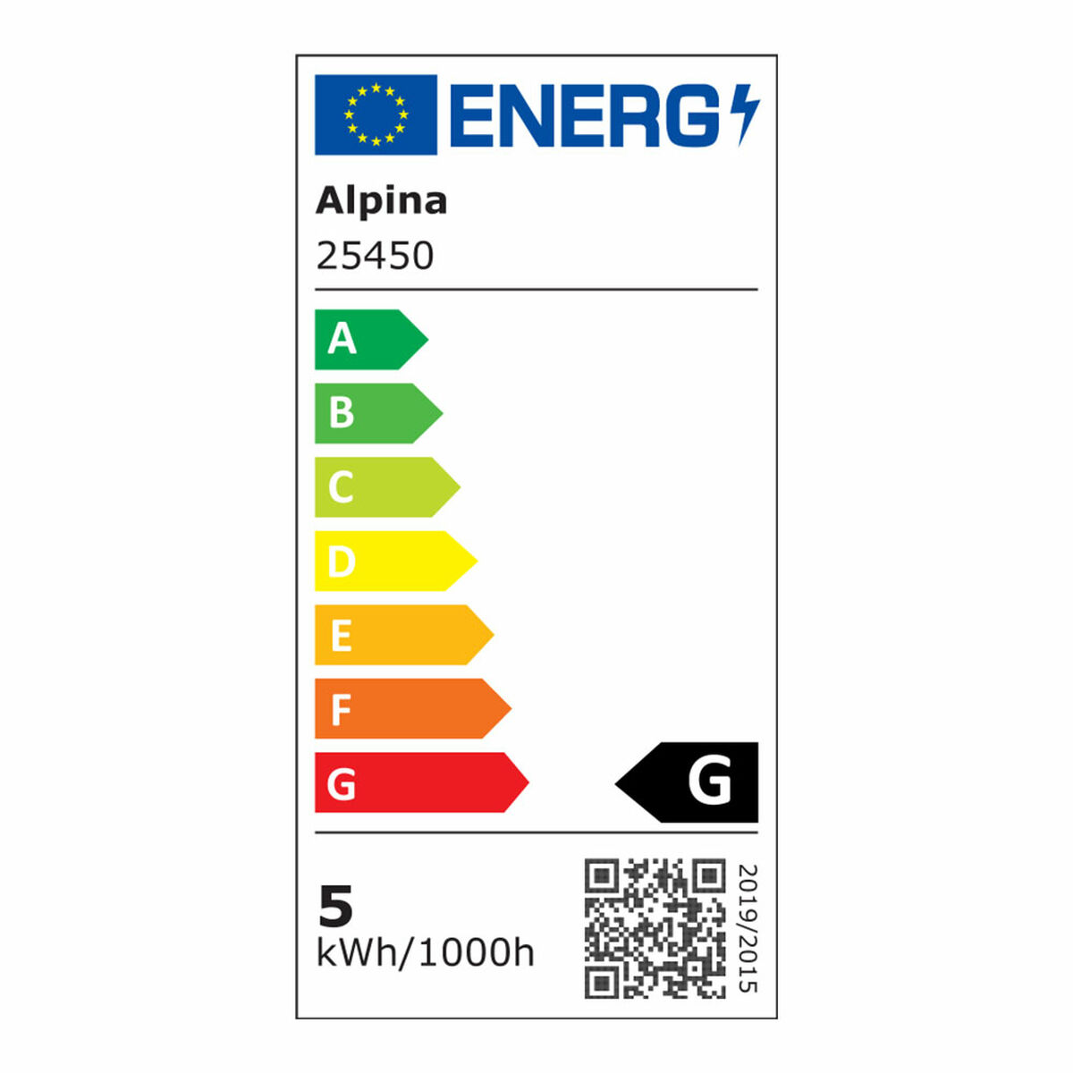 Lampadina Intelligente Alpina RGB Wi-Fi 5 W 4,9 W E27 1800-6500 K 360 Lm 6 S7920013_4