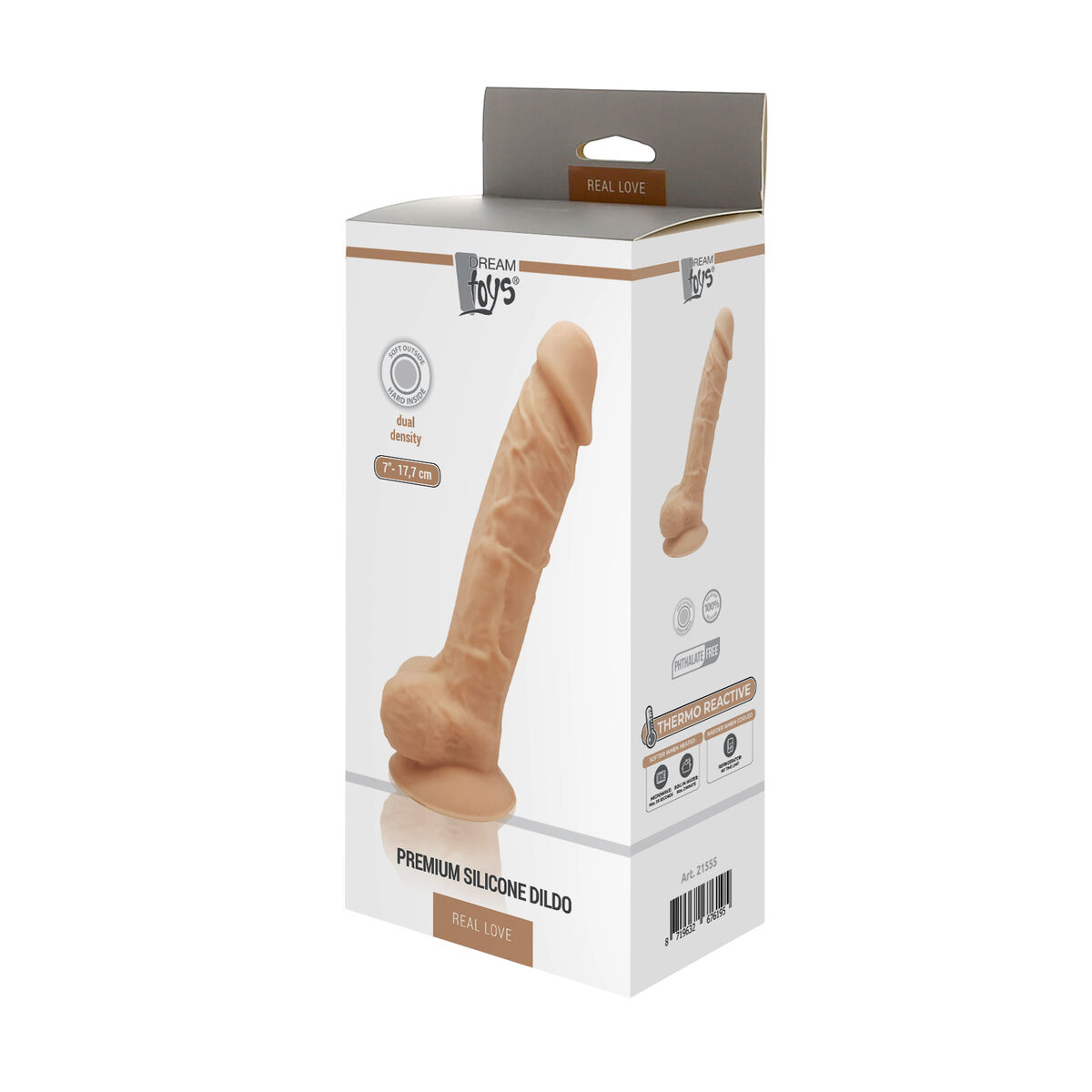 Dildo Realistico Dream Toys Real Love Silicone Ø 3,8 cm 4 S9406007_2