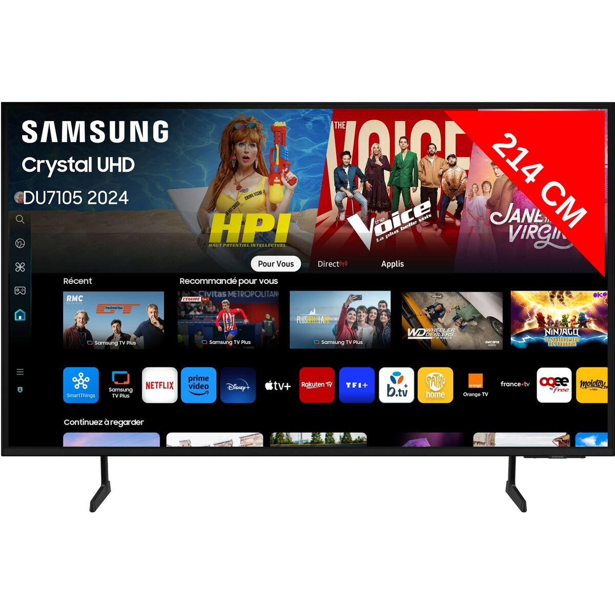 Smart TV Samsung TU85DU7105KXXC 4K Ultra HD 85" LED HDR 2 S9911442_0