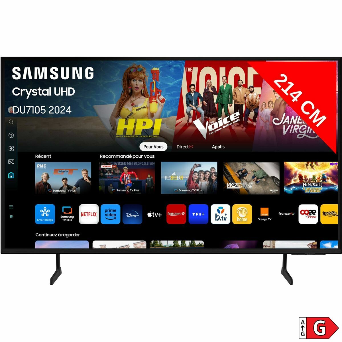 Smart TV Samsung TU85DU7105KXXC 4K Ultra HD 85" LED HDR 3 S9911442_1