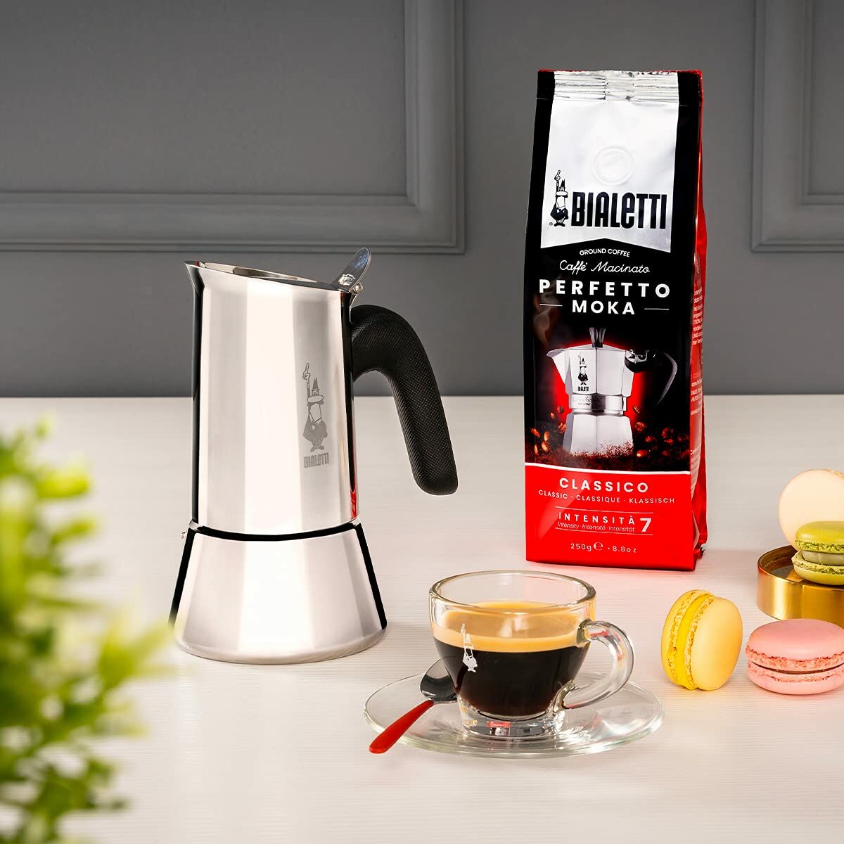 Caffettiera Italiana Bialetti 0007254 Argentato Acciaio inossidabile 4 Tazze 200 ml 7 S9101077_5