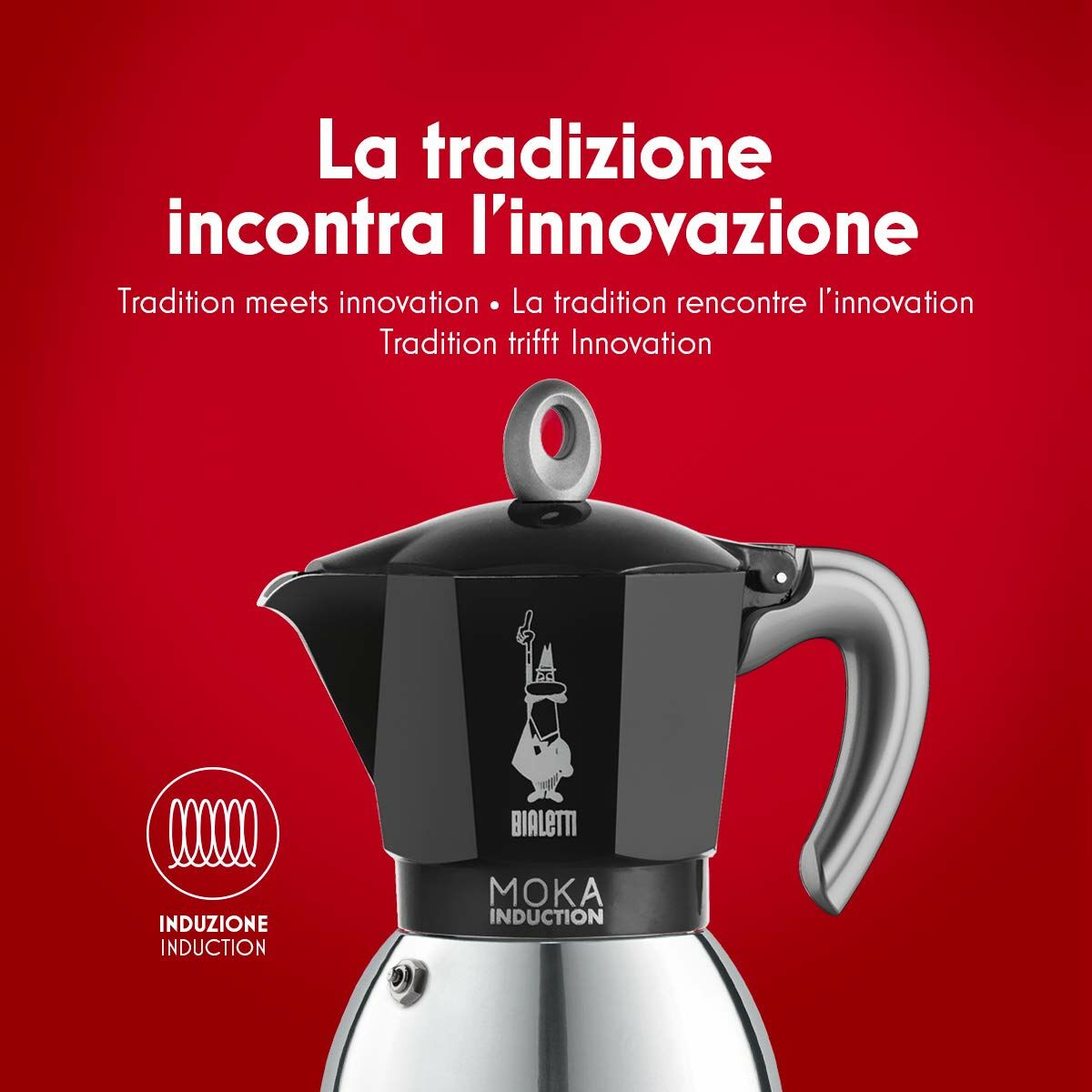 Caffettiera Italiana Bialetti 0006936 Nero Acciaio inossidabile Alluminio 300 ml 6 Tazze 5 S9101074_3