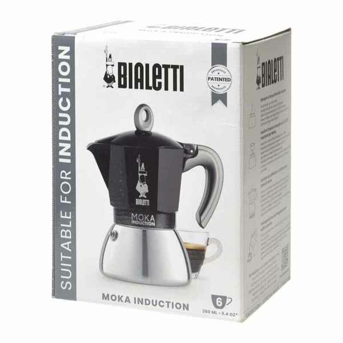Caffettiera Italiana Bialetti 0006936 Nero Acciaio inossidabile Alluminio 300 ml 6 Tazze 3 S9101074_1