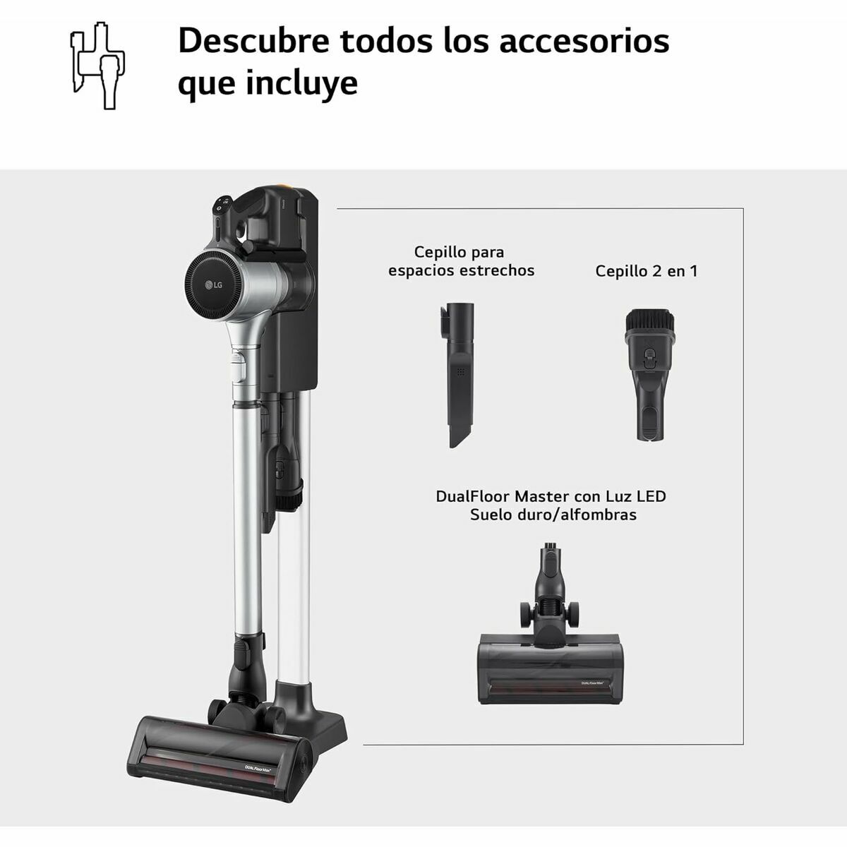 Scopa Elettrica Ciclonica Senza Fili LG A9K-CORE3S 10 S0461429_8