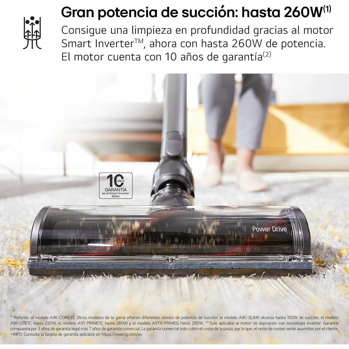 Scopa Elettrica Ciclonica Senza Fili LG A9K-CORE3S 9 S0461429_7