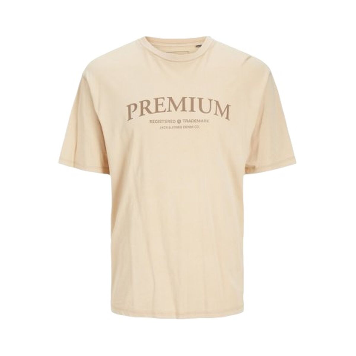 Maglia a Maniche Corte Uomo Jack & Jones JPRBLUWINSTON SS TEE 12255611 Arancio 2 S2034137_0