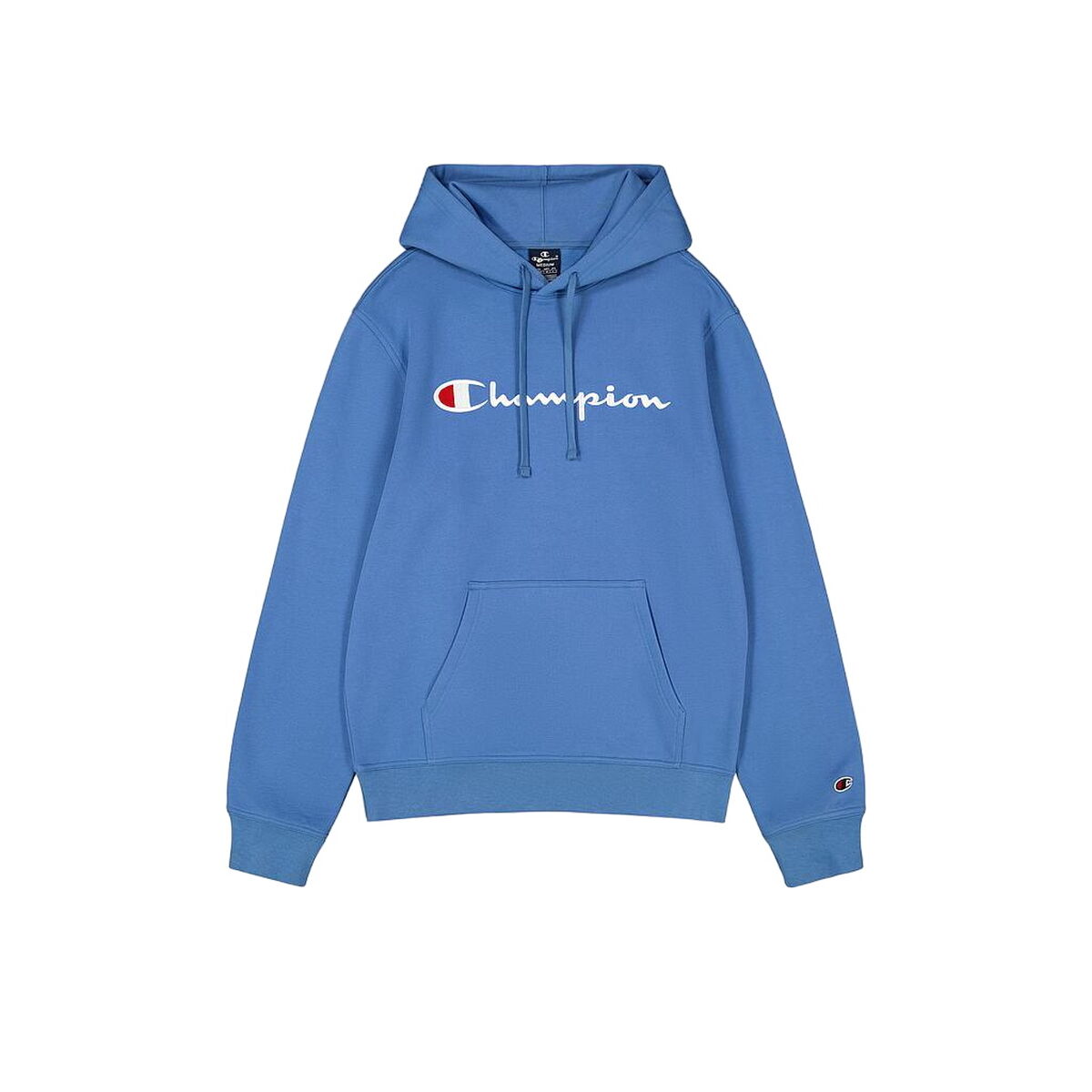 Felpa con Cappuccio Uomo Champion HOODED SWEATSHIRT 220253 CBU Azzurro 2 S2033247_0