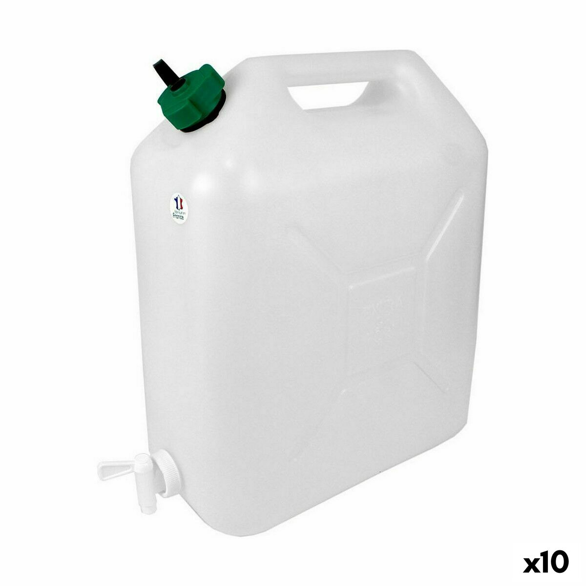 Bidone d'Acqua con Rubinetto EDA 29 x 15 x 35 cm (10 Unità) 2 S2229658_0