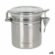 Barattolo Quttin Rotonda Ermetico Acciaio inossidabile 10 x 10,5 cm (12 Unità) 1 S2230296_0