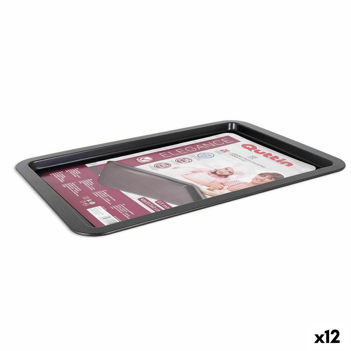 Vassoio da Forno Quttin Alba Plana 48 x 33,5 cm (12 Unità) 2 S2230361_0