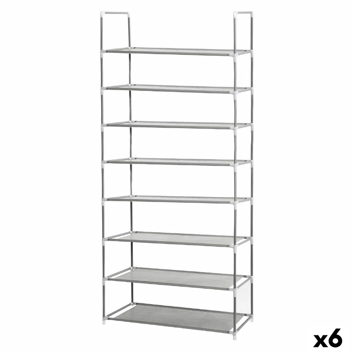 Scaffale Confortime 8 Mensole 136 x 56,5 x 26,5 cm (6 Unità) 2 S2232669_0