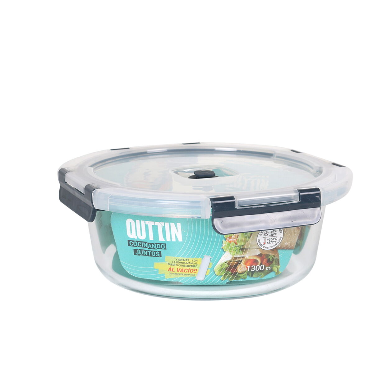 Porta pranzo Ermetico Quttin Rotonda 1,3 L (6 Unità) 3 S2233630_1
